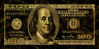 Gold Black Marble Benny Wall Art