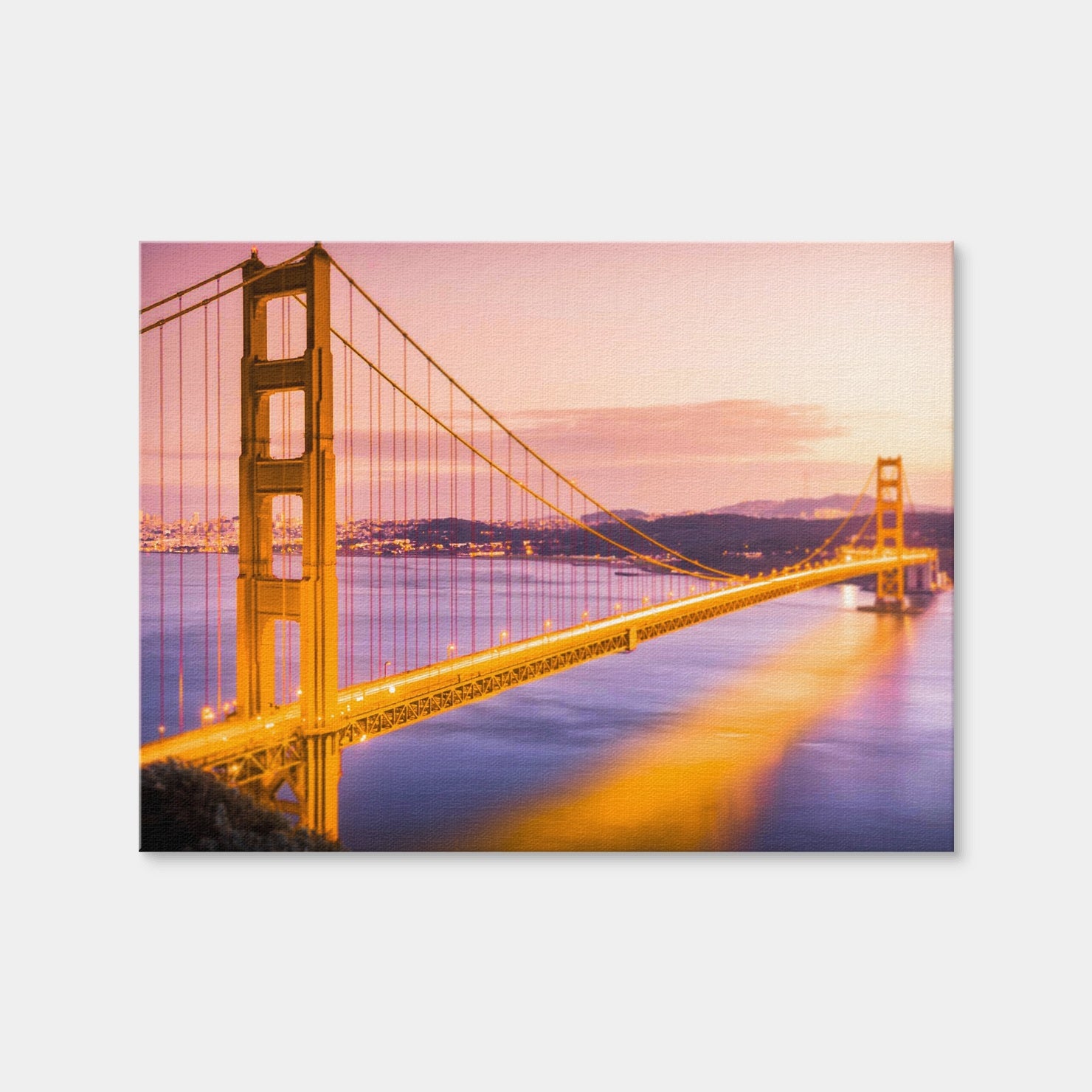 AUTO-MOCKUP WHITE | Golden Gate Golden | 1 Piece | Gallery Wrap Canvas | group=4x3
