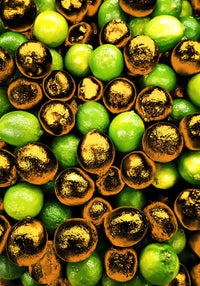 Golden lemons Wall Art