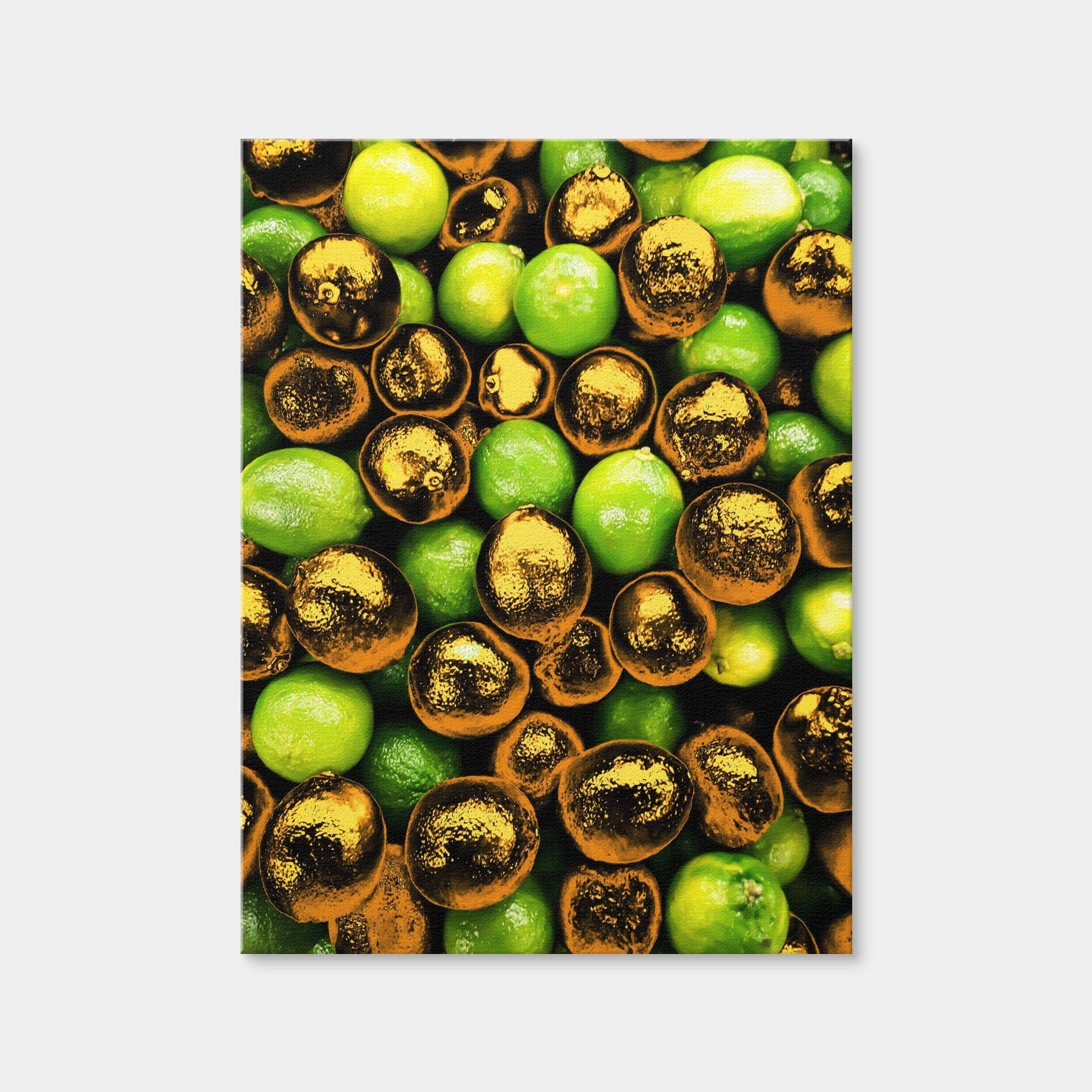 AUTO-MOCKUP WHITE | Golden Lemons | 1 Piece | Gallery Wrap Canvas | group=3x4