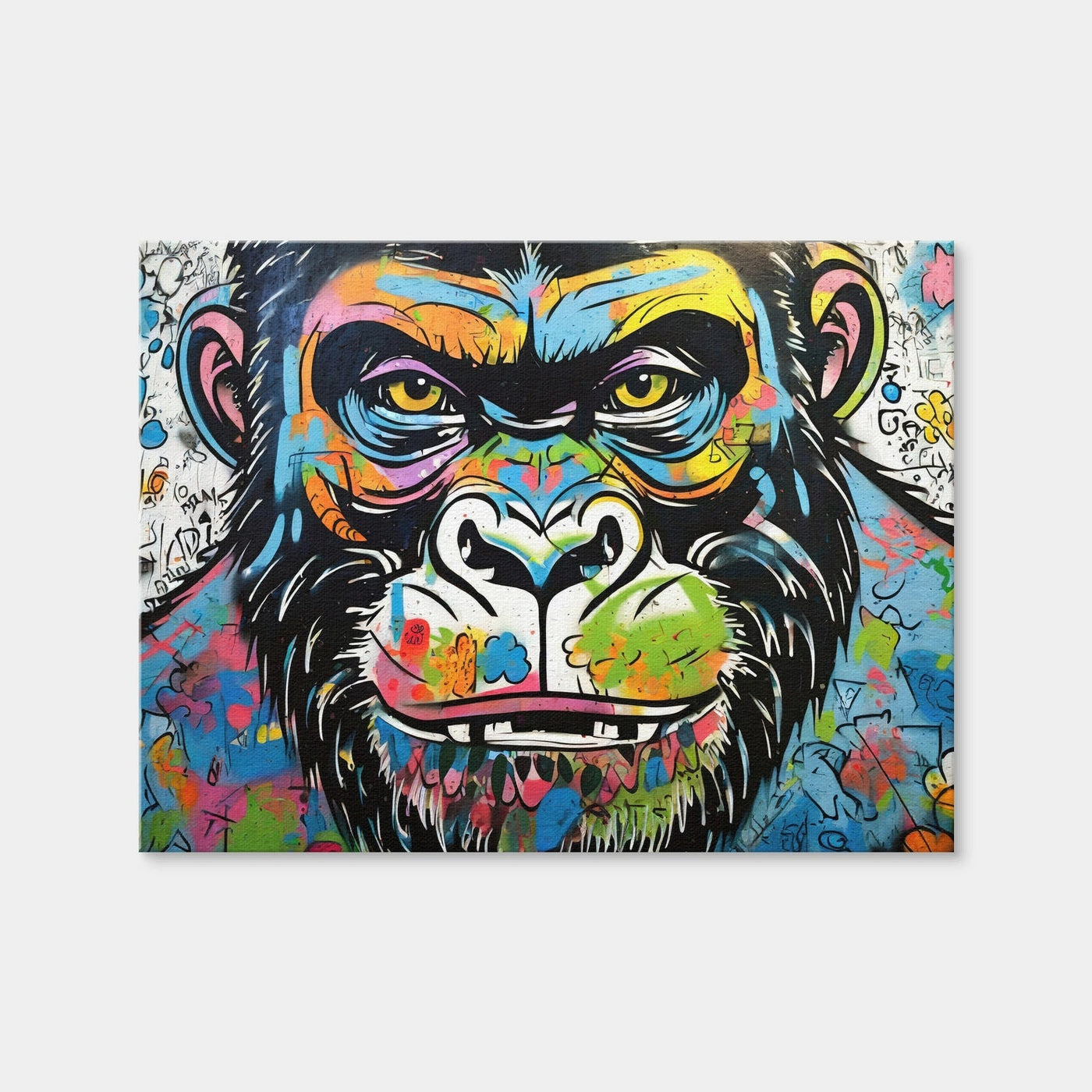 AUTO-MOCKUP WHITE | Gorilla Graffiti | 1 Piece | Gallery Wrap Canvas | group=4x3
