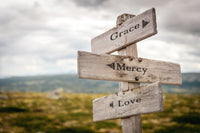 Grace Mercy Love Wall Art