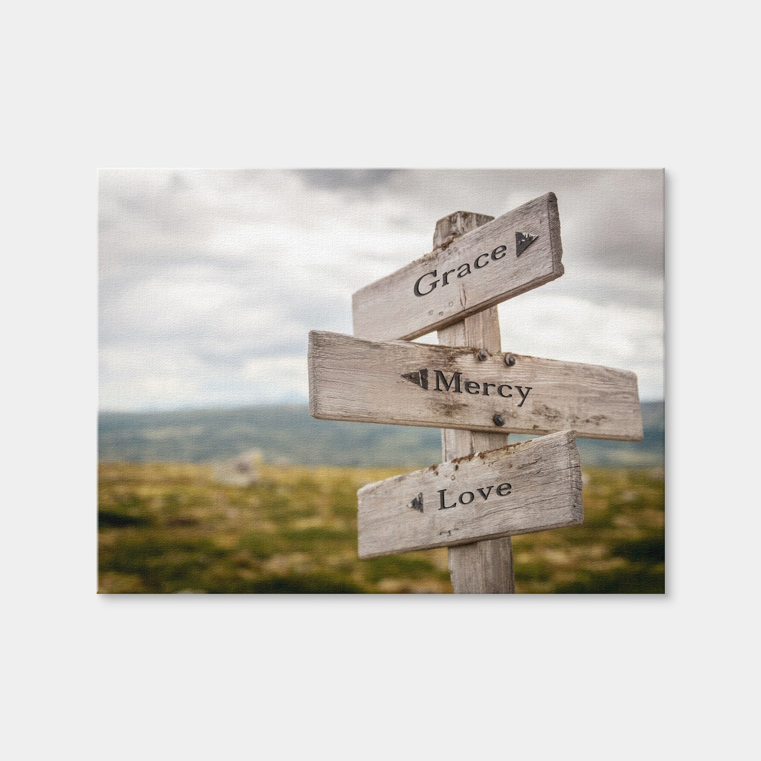 AUTO-MOCKUP WHITE | Grace Mercy Love | 1 Piece | Gallery Wrap Canvas | group=4x3