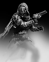 Grayscale Hunter Wall Art