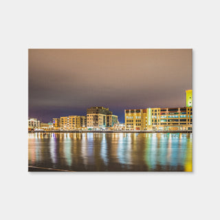 AUTO-MOCKUP WHITE | Green Bay City Skyline | 1 Piece | Gallery Wrap Canvas | group=4x3