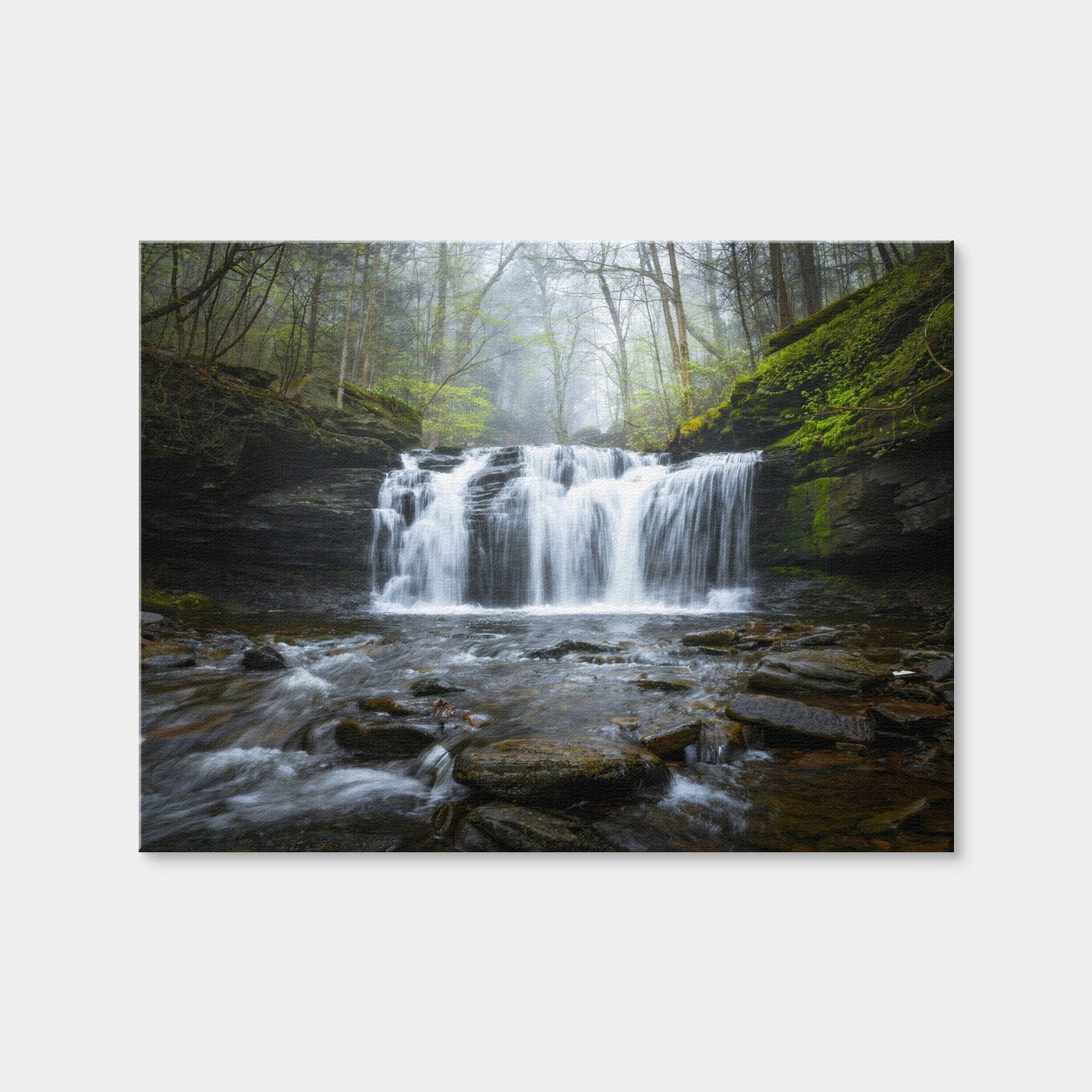 AUTO-MOCKUP WHITE | Green Serenity | 1 Piece | Gallery Wrap Canvas | group=4x3