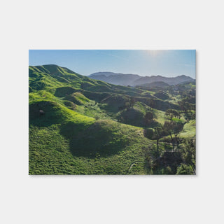 AUTO-MOCKUP WHITE | Green Southern California Hills | 1 Piece | Gallery Wrap Canvas | group=4x3