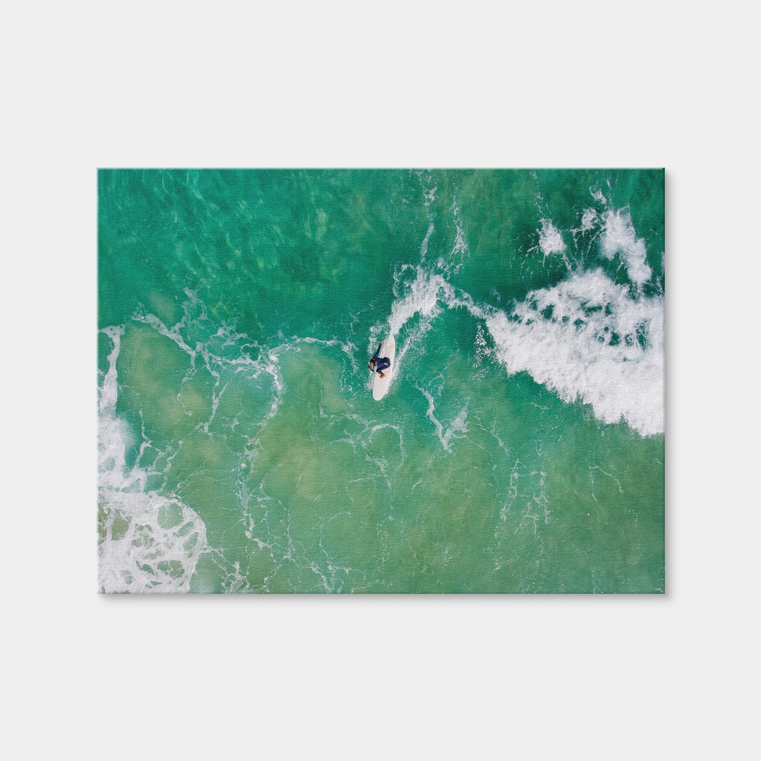AUTO-MOCKUP WHITE | Green Surf | 1 Piece | Gallery Wrap Canvas | group=4x3