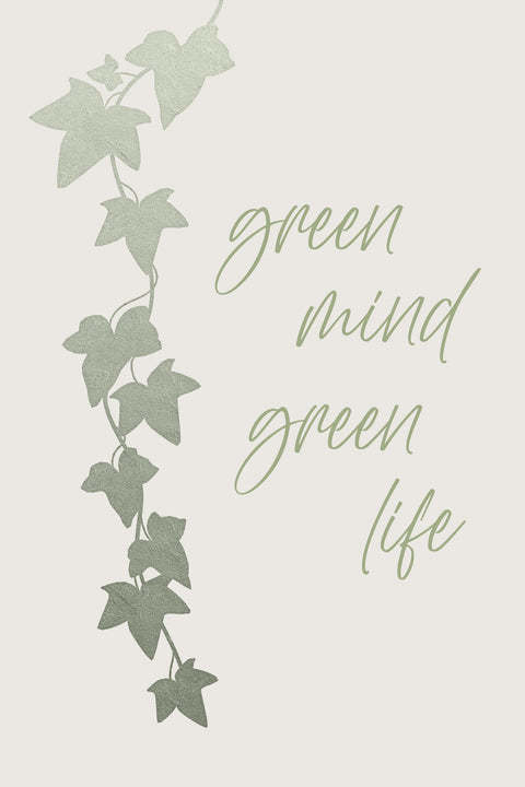 Green mind - Green life Wall Art