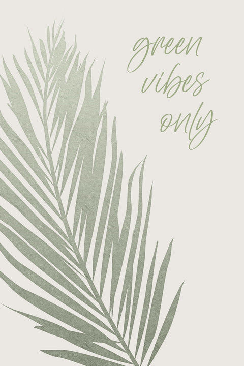 Green vibes only Wall Art