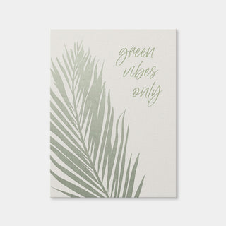 AUTO-MOCKUP WHITE | Green Vibes Only | 1 Piece | Gallery Wrap Canvas | group=3x4