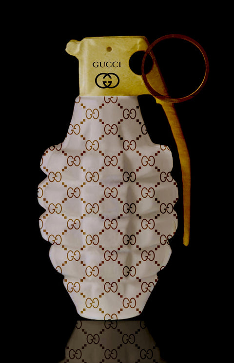 Gucci Gold Grenade Wall Art
