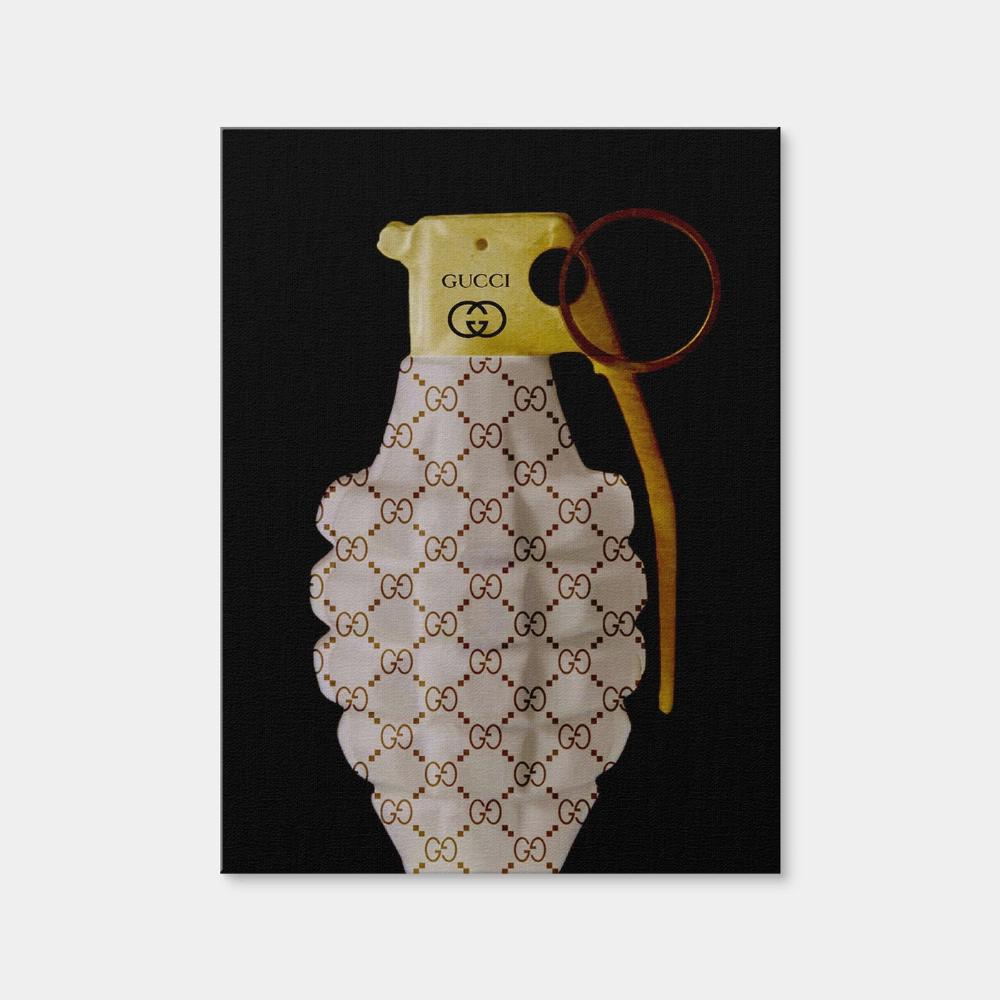 AUTO-MOCKUP WHITE | Gucci Gold Grenade | 1 Piece | Gallery Wrap Canvas | group=3x4