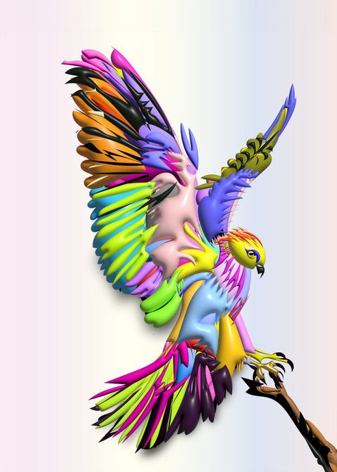 HAWK LANDING Wall Art