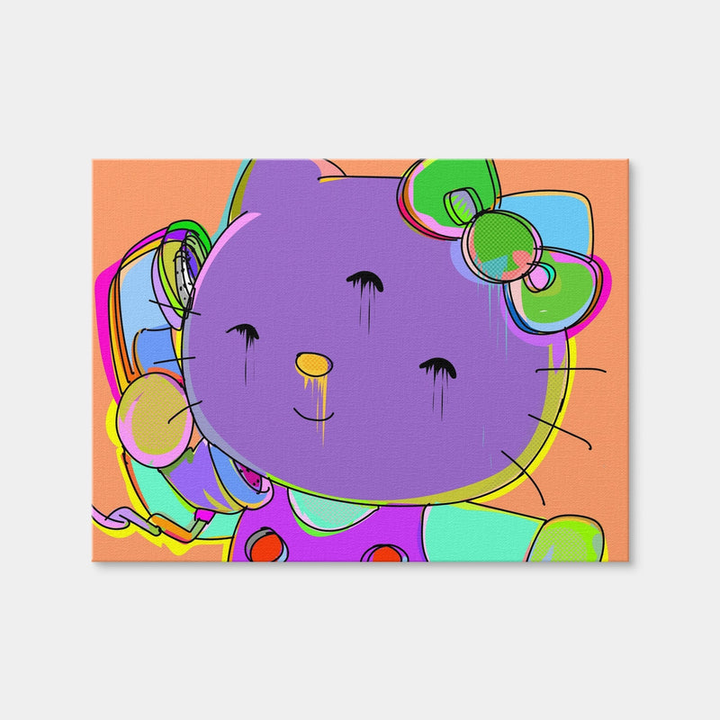 AUTO-MOCKUP WHITE | Hello Kitty | 1 Piece | Gallery Wrap Canvas | group=4x3