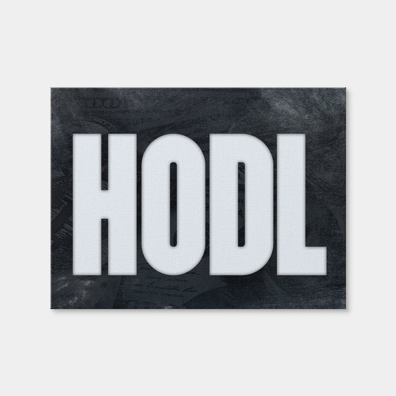 AUTO-MOCKUP WHITE | HODL | 1 Piece | Gallery Wrap Canvas | group=4x3