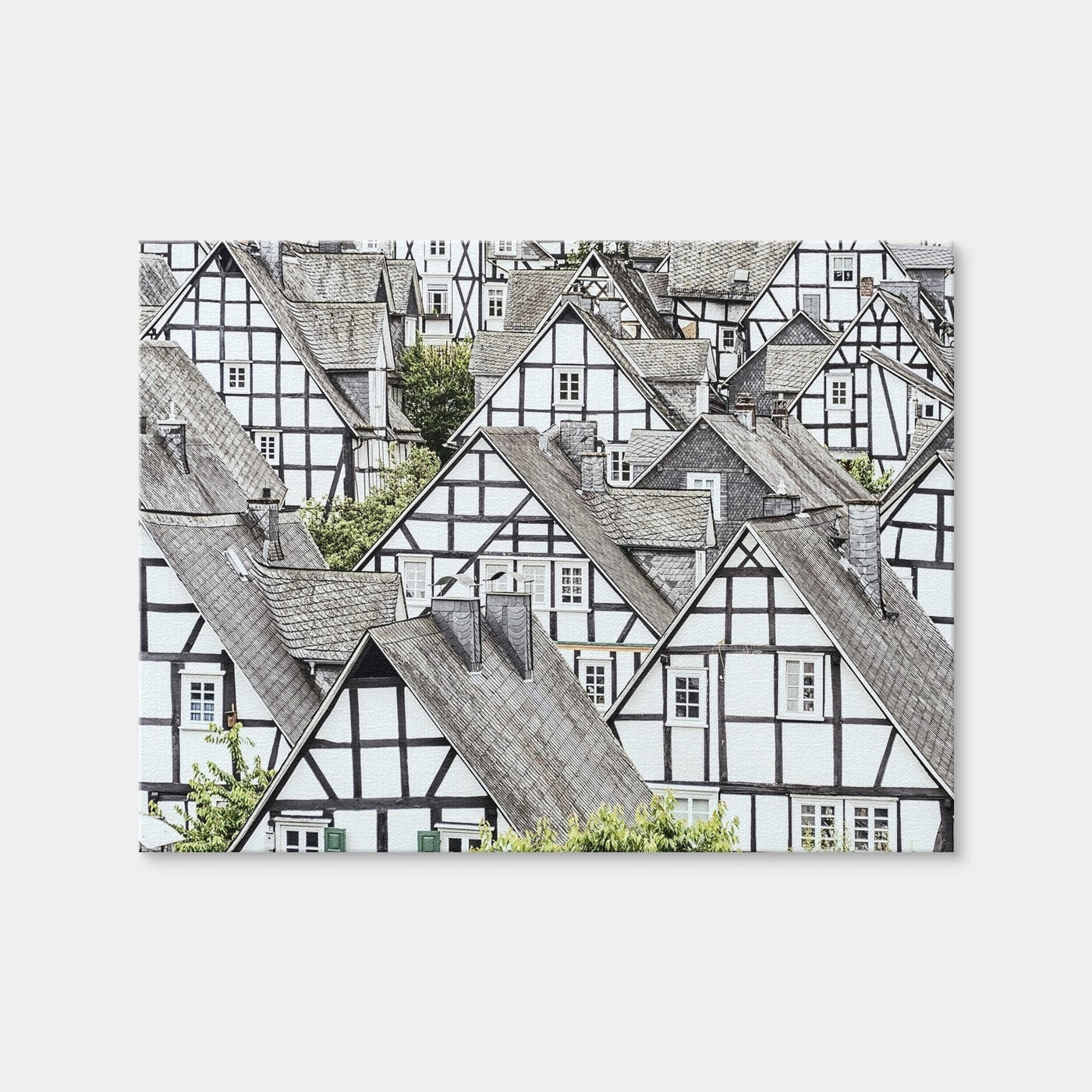 AUTO-MOCKUP WHITE | Half Timbered | 1 Piece | Gallery Wrap Canvas | group=4x3