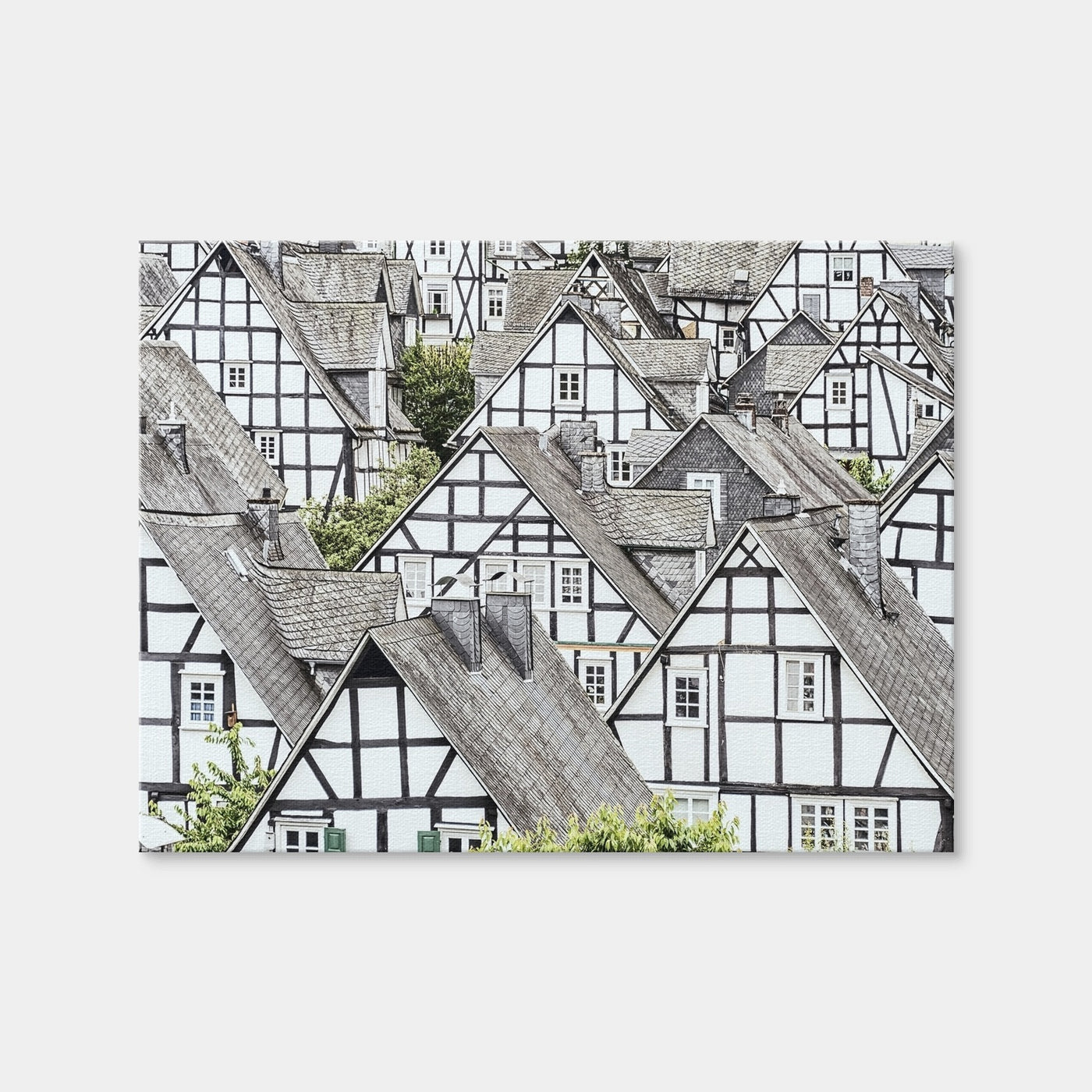 AUTO-MOCKUP WHITE | Half Timbered | 1 Piece | Gallery Wrap Canvas | group=4x3