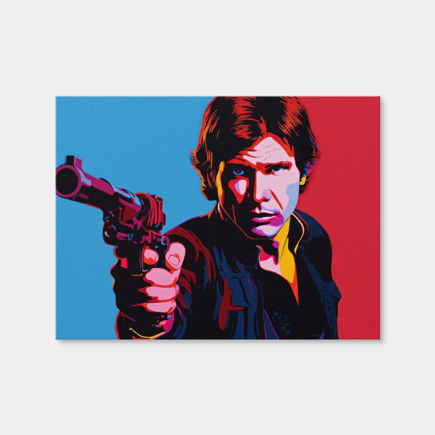 AUTO-MOCKUP WHITE | Han Solo Gun | 1 Piece | Gallery Wrap Canvas | group=4x3