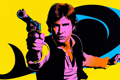 Han Solo Retro Wall Art