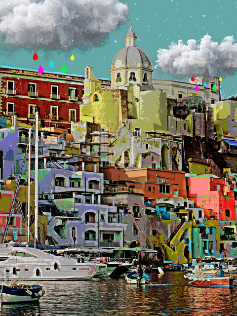Happy City Life Wall Art