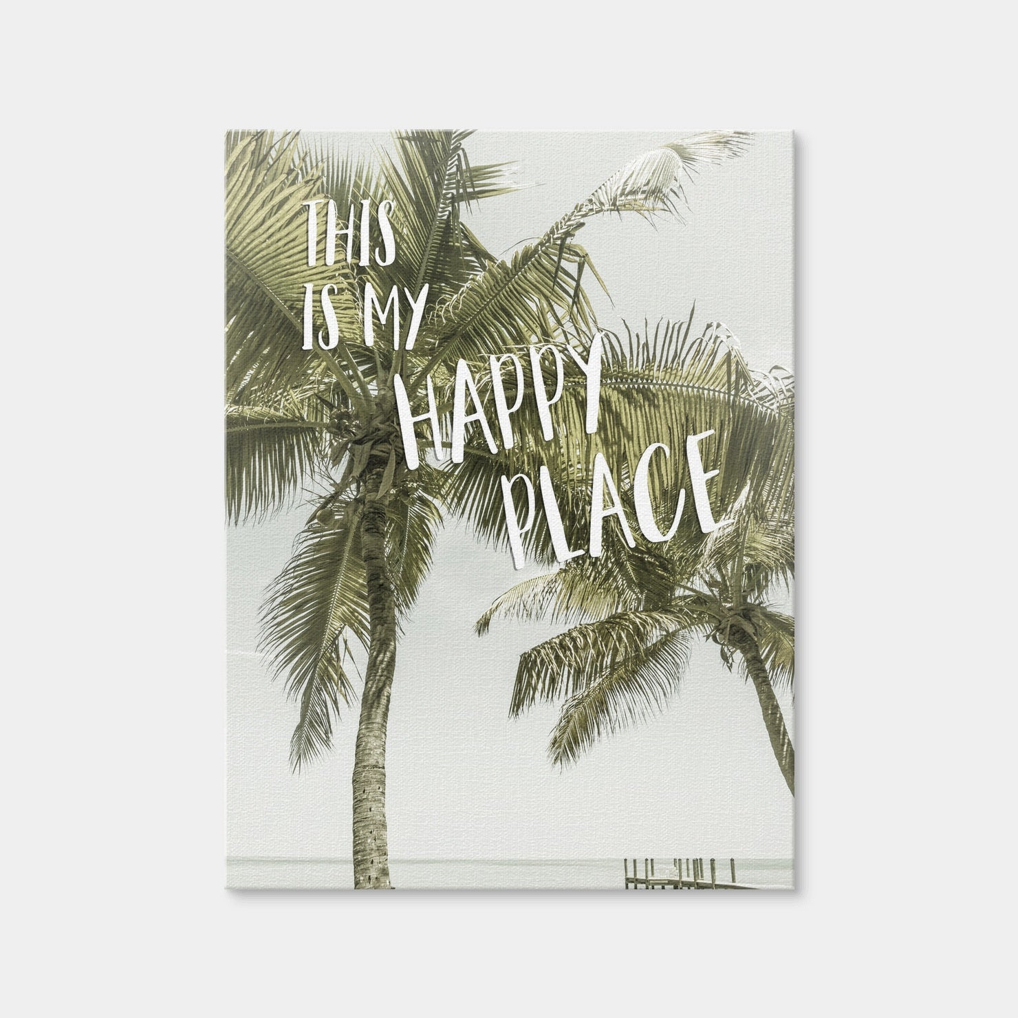 AUTO-MOCKUP WHITE | Happy Place | 1 Piece | Gallery Wrap Canvas | group=3x4