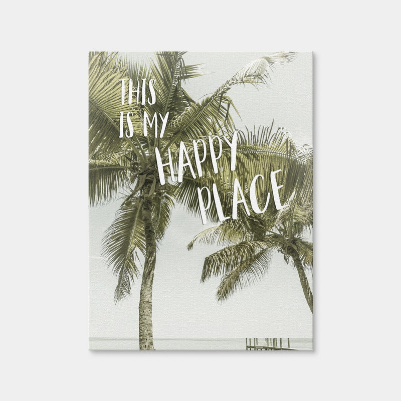 AUTO-MOCKUP WHITE | Happy Place | 1 Piece | Gallery Wrap Canvas | group=3x4
