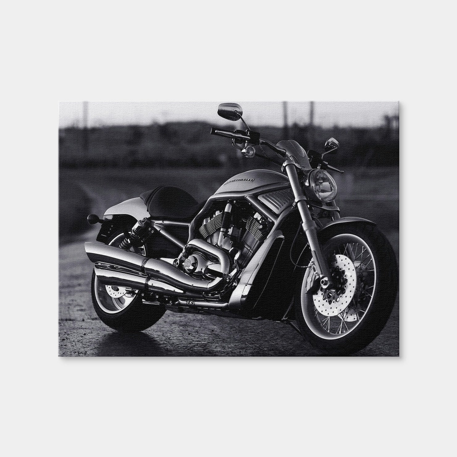 AUTO-MOCKUP WHITE | Harley Davidson | 1 Piece | Gallery Wrap Canvas | group=4x3