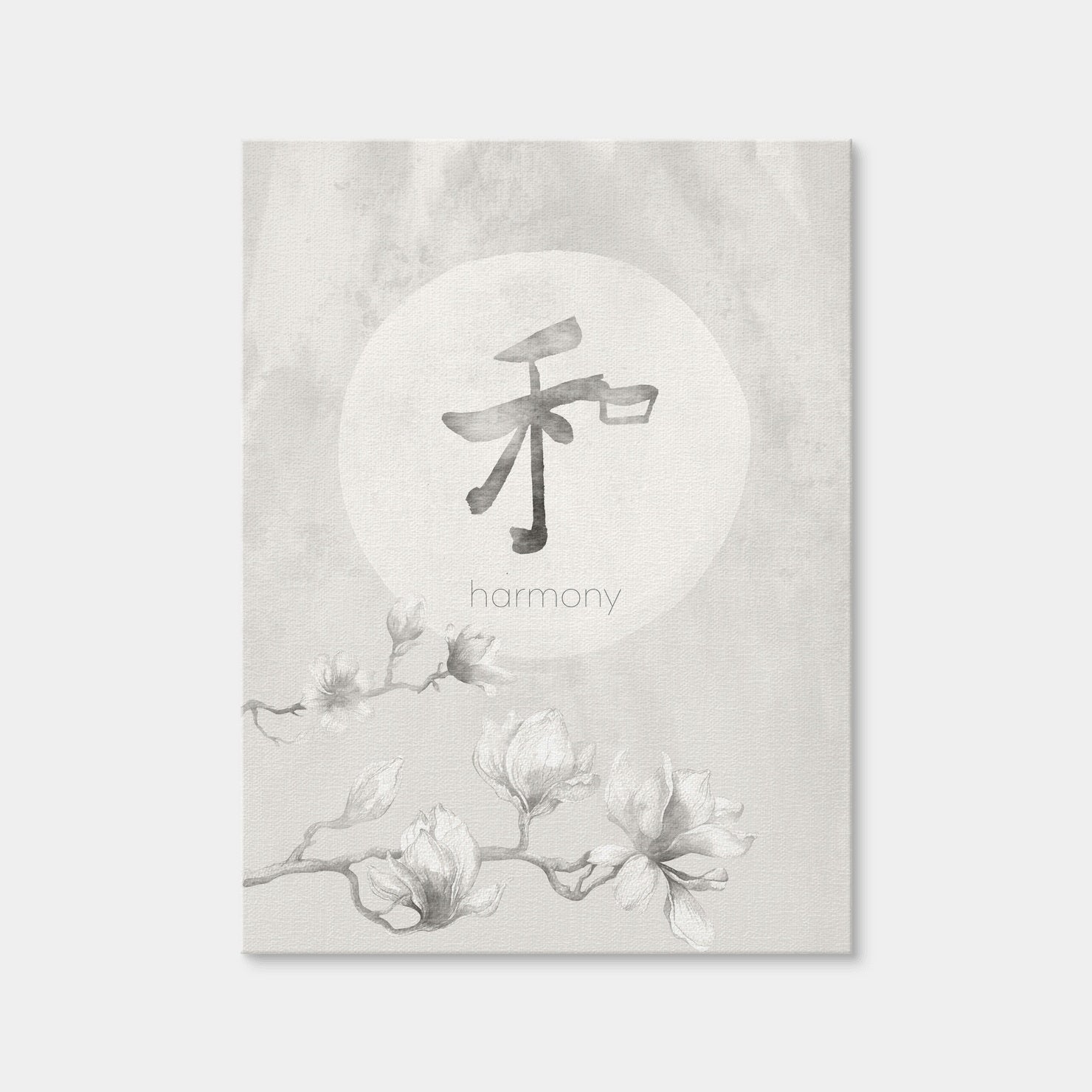 AUTO-MOCKUP WHITE | Harmony - Japandi Style | 1 Piece | Gallery Wrap Canvas | group=3x4