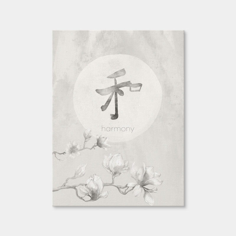 AUTO-MOCKUP WHITE | Harmony - Japandi Style | 1 Piece | Gallery Wrap Canvas | group=3x4
