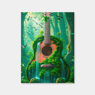 AUTO-MOCKUP WHITE | Harmony in Nature and Melody | 1 Piece | Gallery Wrap Canvas | group=3x4