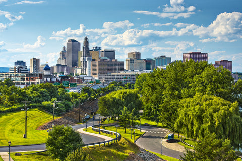 Hartford Downtown Cityscape Wall Art
