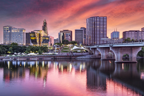 Hartford Skyline Wall Art