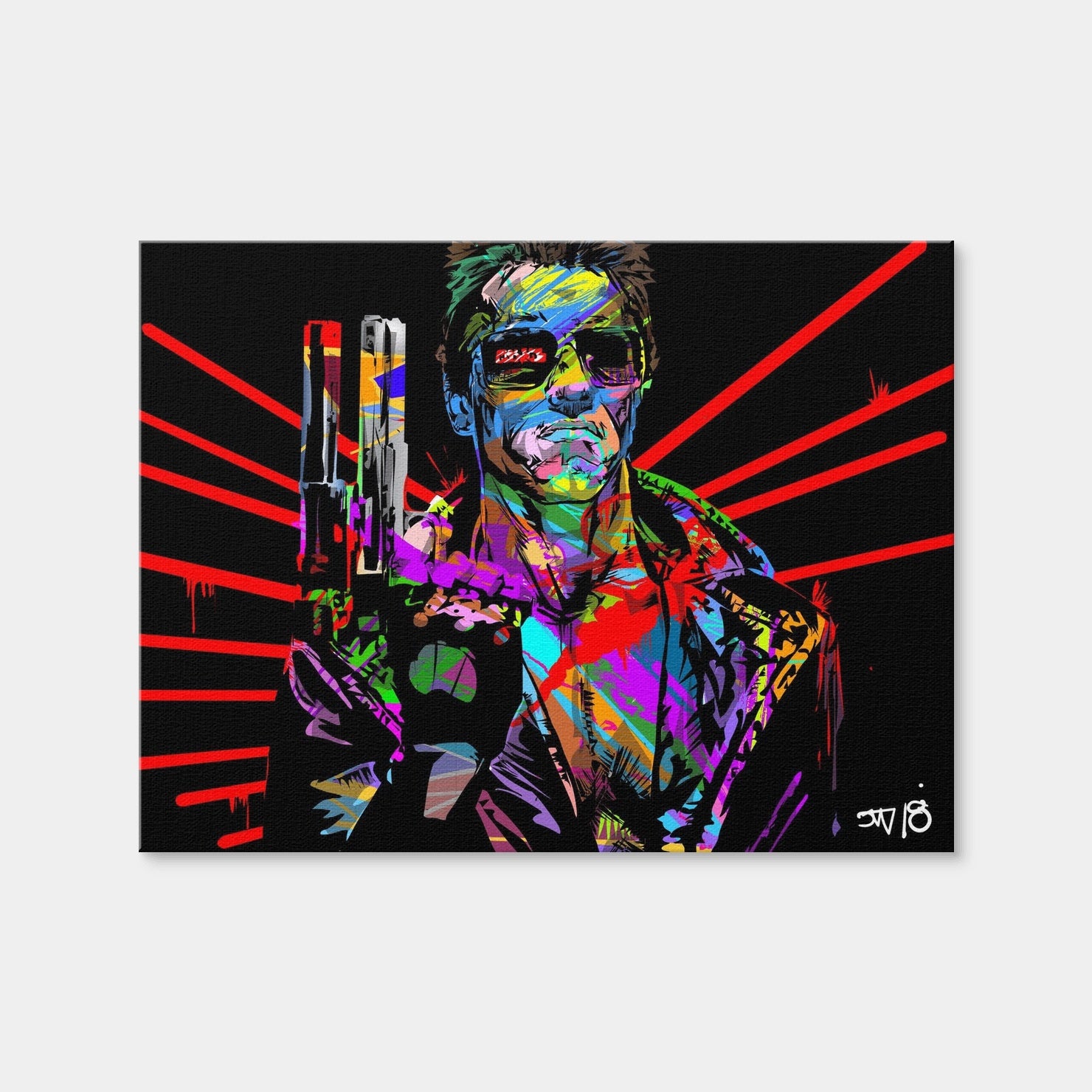 AUTO-MOCKUP WHITE | Hasta La Vista | 1 Piece | Gallery Wrap Canvas | group=4x3