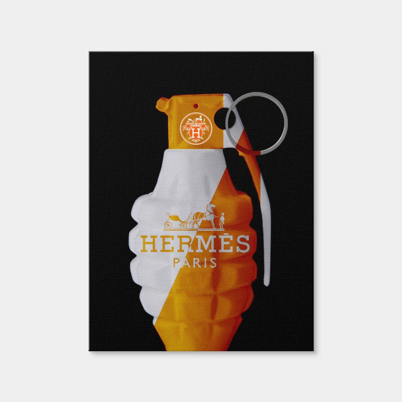 AUTO-MOCKUP WHITE | Hermes Grenade | 1 Piece | Gallery Wrap Canvas | group=3x4