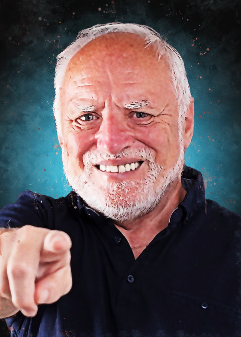 Hide The Pain Harold Wall Art