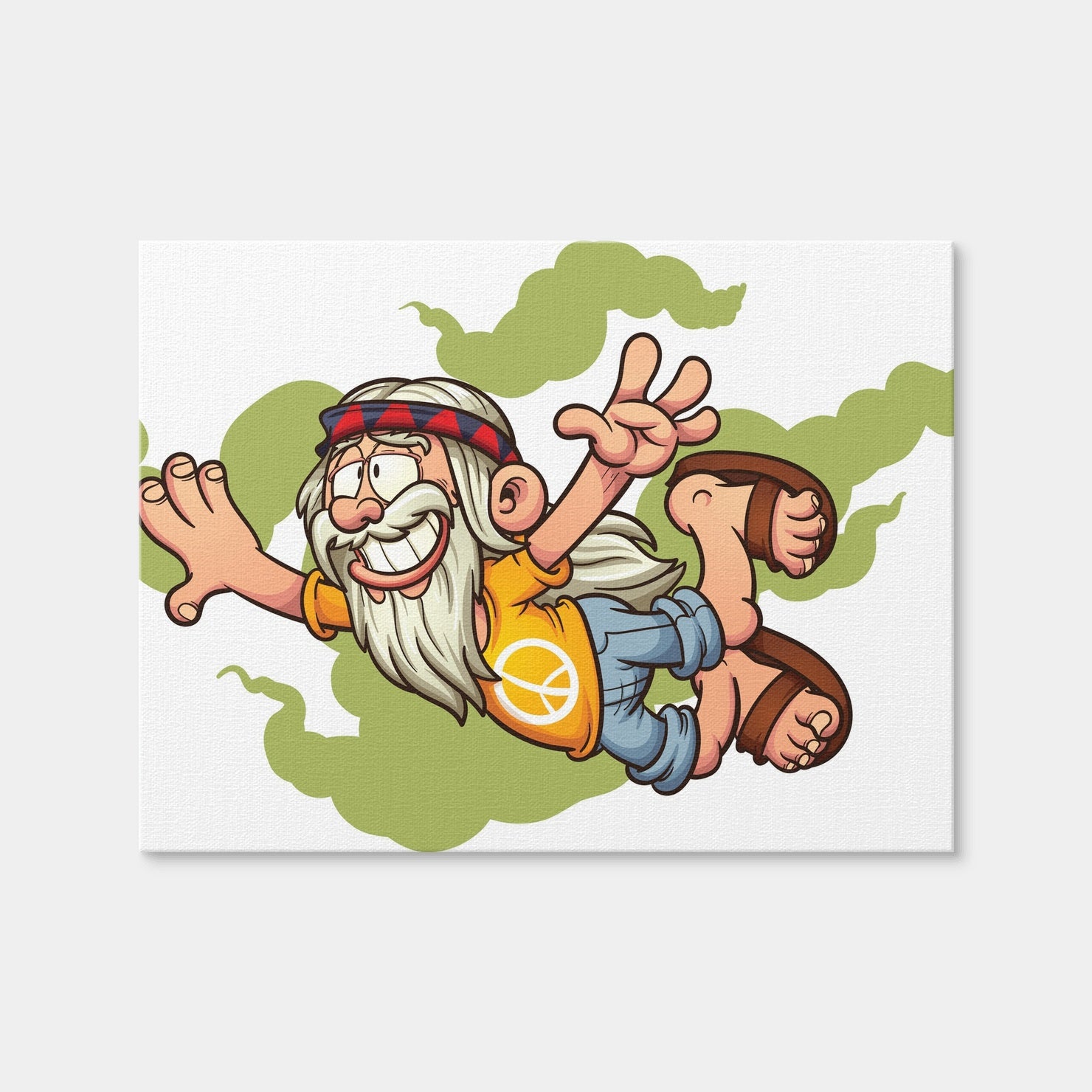AUTO-MOCKUP WHITE | High in the Smoke Clouds | 1 Piece | Gallery Wrap Canvas | group=4x3