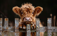 Highland Baby Calf Wall Art