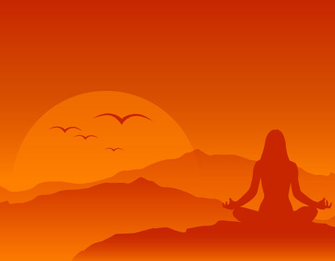 Hilltop Meditation Wall Art
