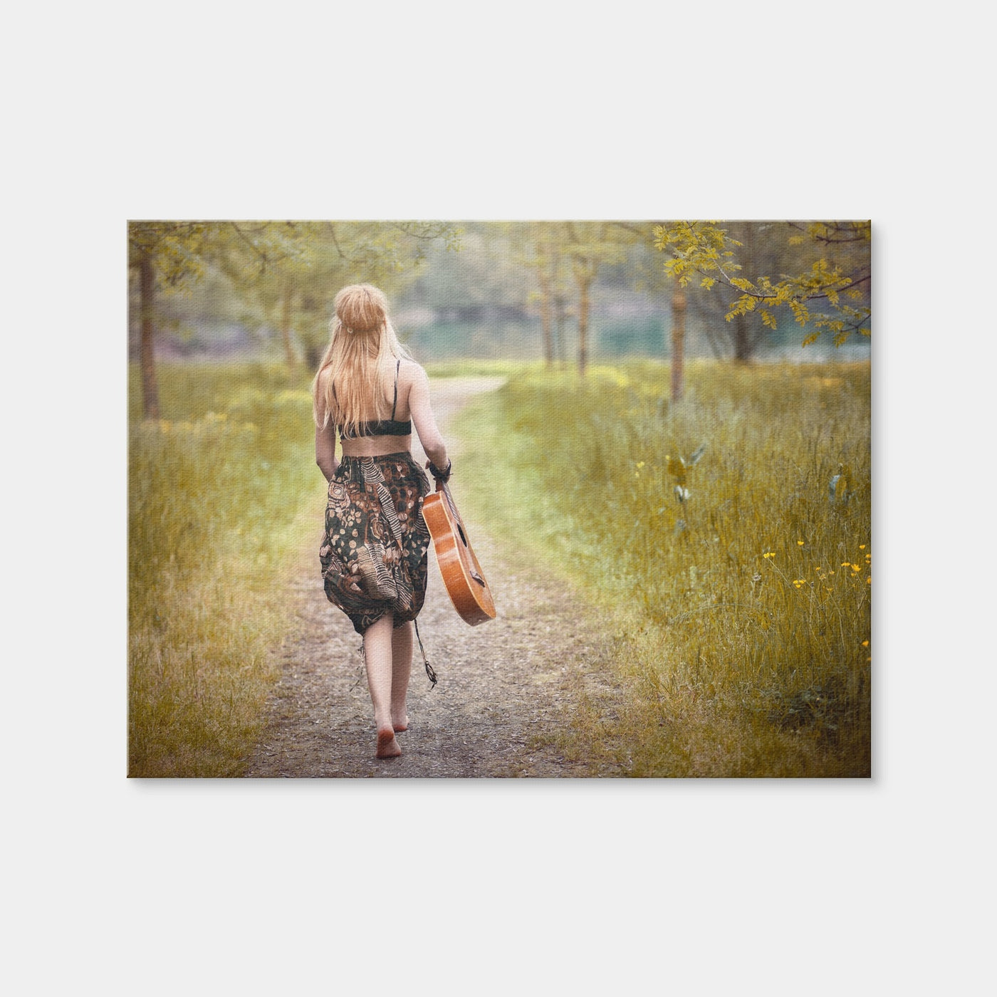 AUTO-MOCKUP WHITE | Hippie Woman | 1 Piece | Gallery Wrap Canvas | group=4x3