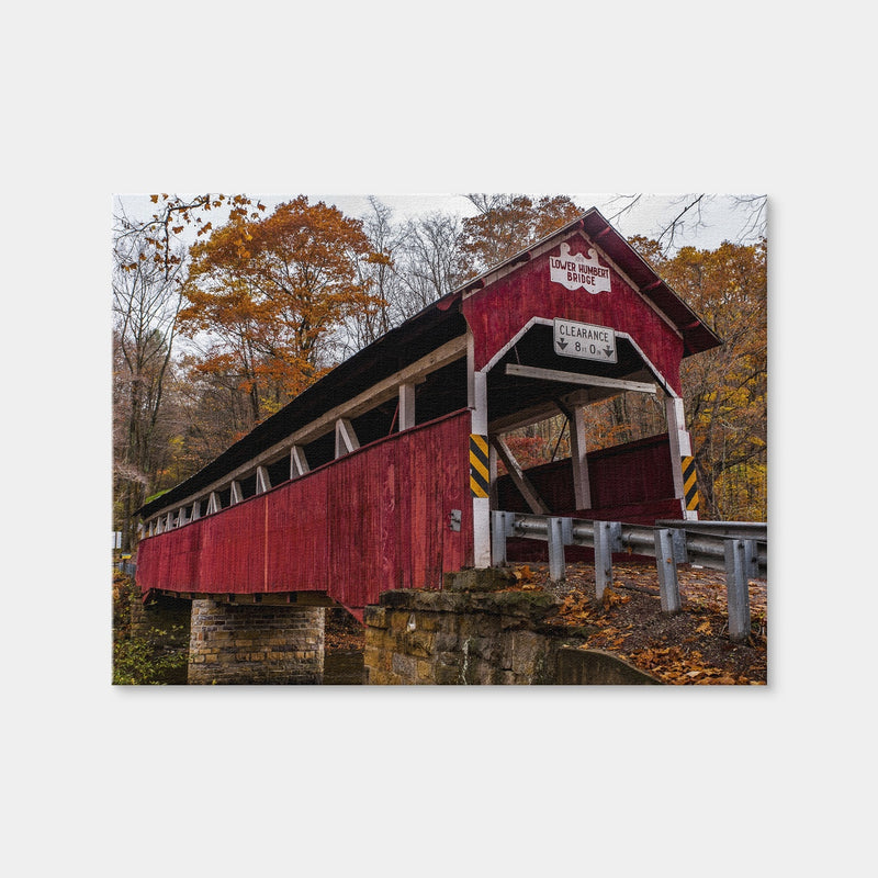 AUTO-MOCKUP WHITE | Historic Lower Humbert Covered Bridge | 1 Piece | Gallery Wrap Canvas | group=4x3