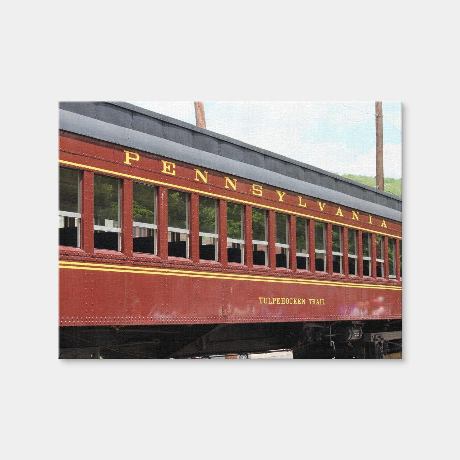 AUTO-MOCKUP WHITE | Historic Railroad Car | 1 Piece | Gallery Wrap Canvas | group=4x3