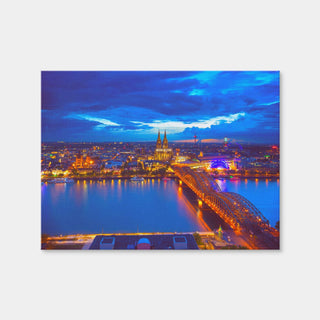 AUTO-MOCKUP WHITE | Hohenzollern Bridge Germany | 1 Piece | Gallery Wrap Canvas | group=4x3