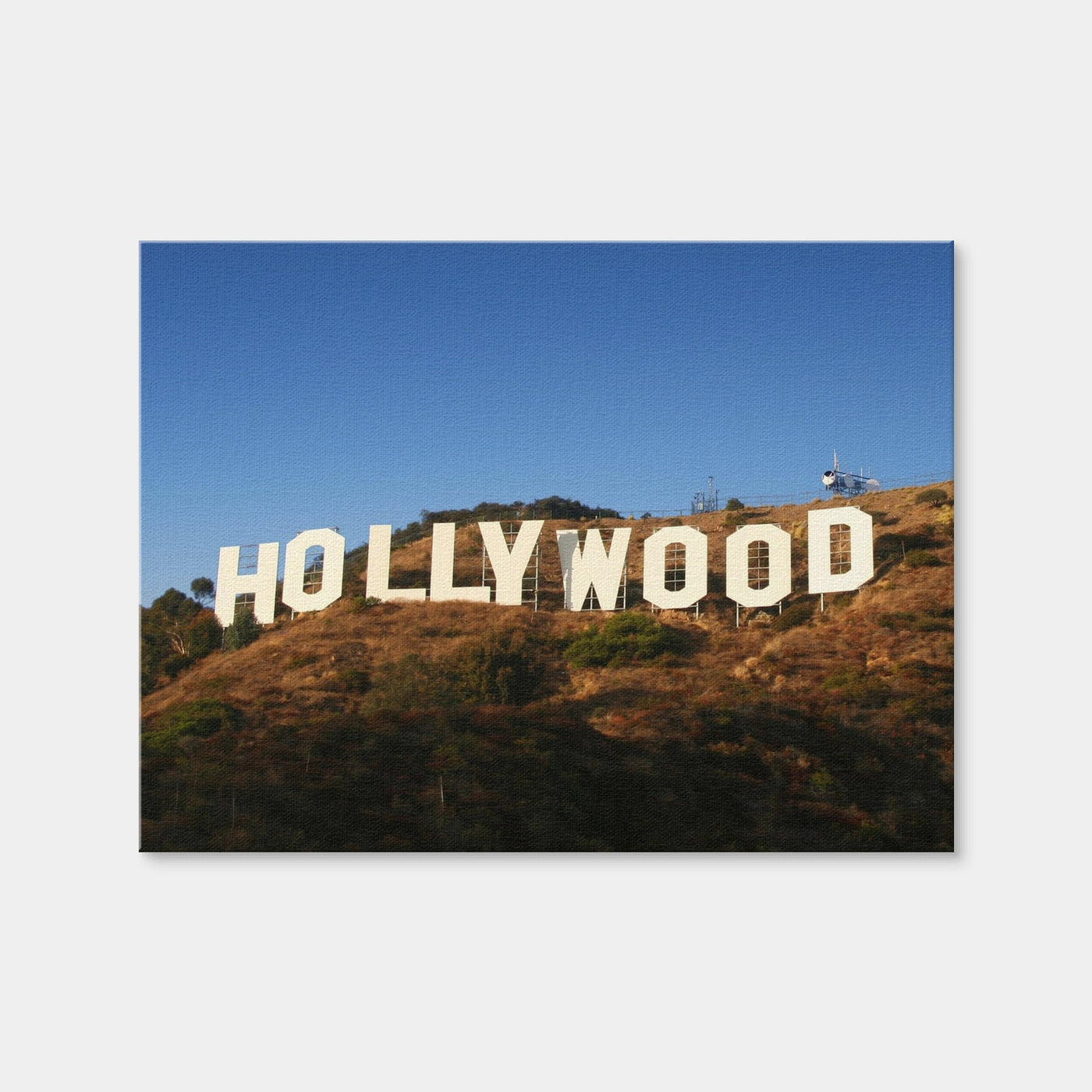 AUTO-MOCKUP WHITE | Hollywood Sign | 1 Piece | Gallery Wrap Canvas | group=4x3