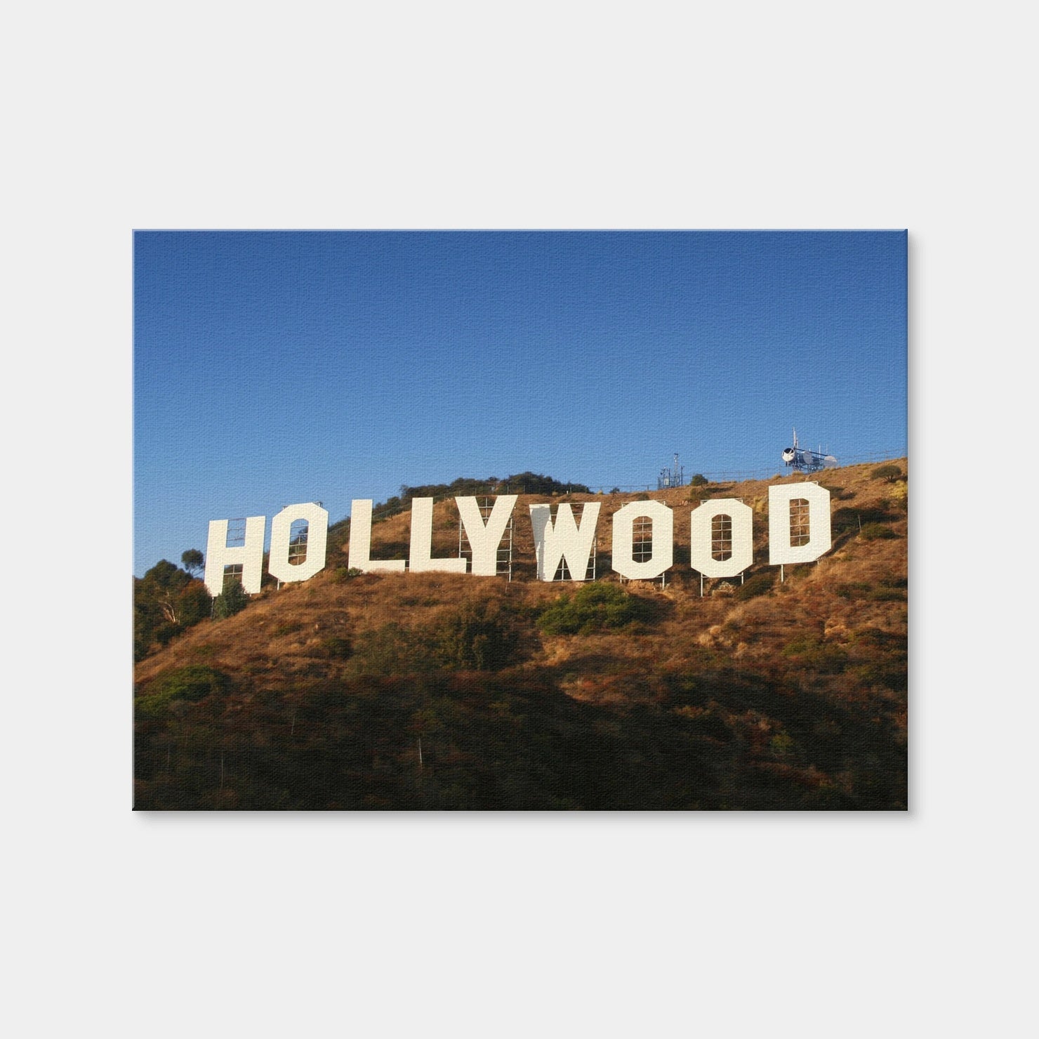 AUTO-MOCKUP WHITE | Hollywood Sign | 1 Piece | Gallery Wrap Canvas | group=4x3