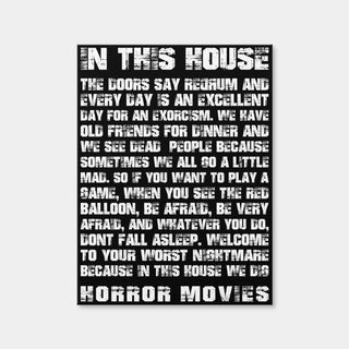 AUTO-MOCKUP WHITE | Horror House | 1 Piece | Gallery Wrap | group=3x4