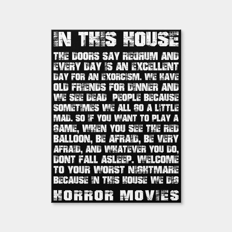 AUTO-MOCKUP WHITE | Horror House | 1 Piece | Gallery Wrap | group=3x4