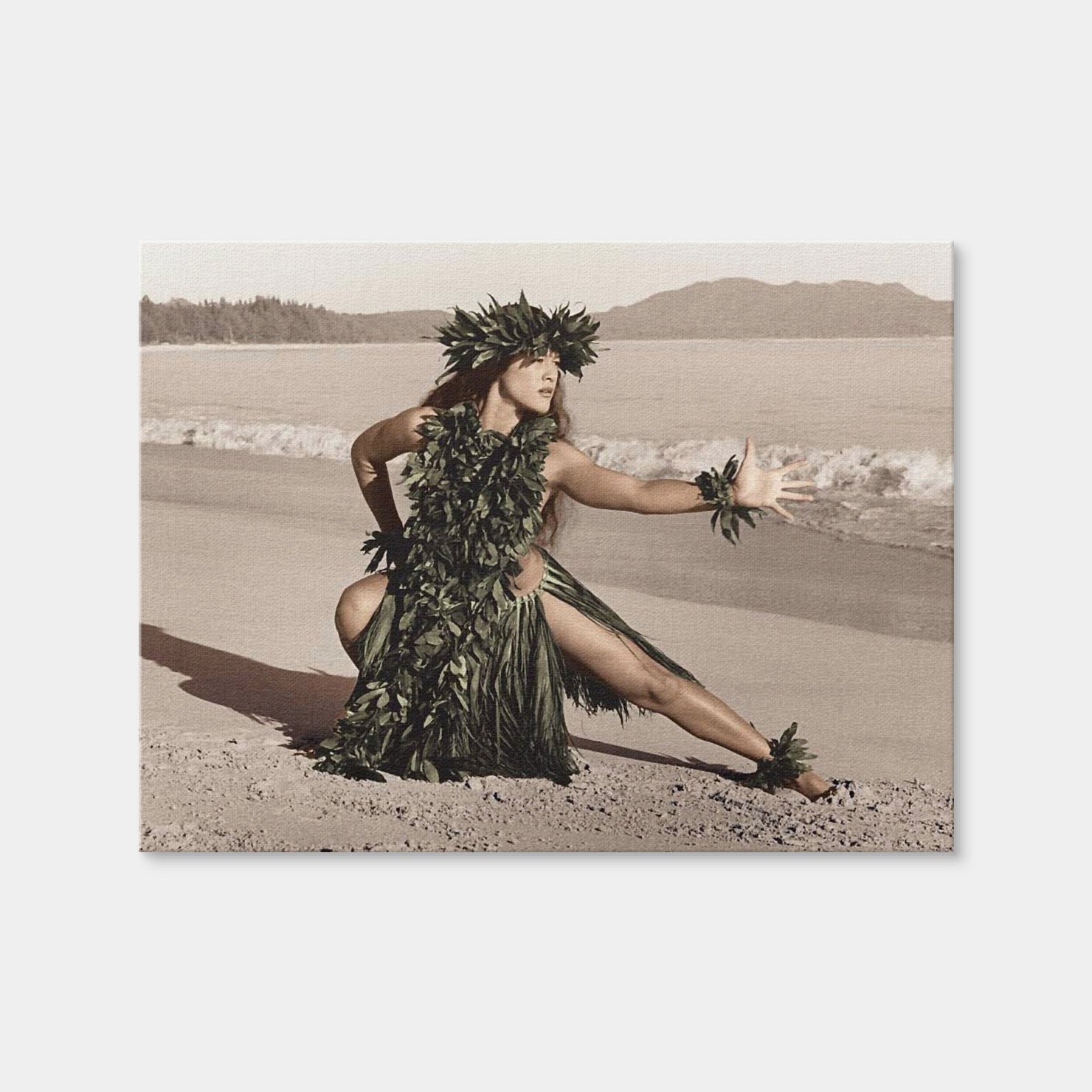 AUTO-MOCKUP WHITE | Hula Dancer | 1 Piece | Gallery Wrap Canvas | group=4x3