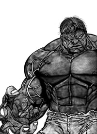 Hulk Sketch Wall Art