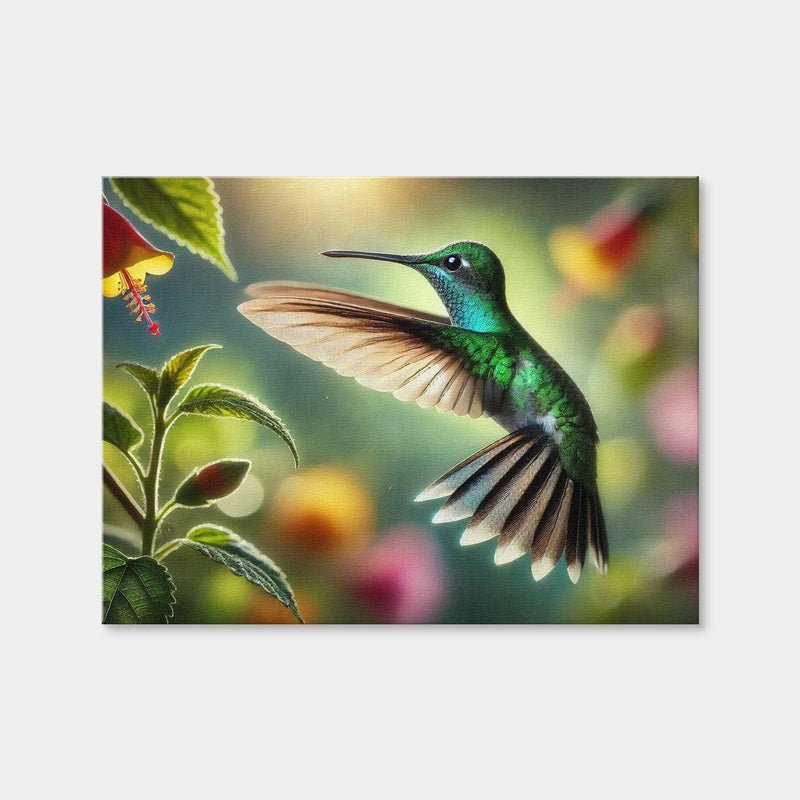 AUTO-MOCKUP WHITE | Hummingbird in Motion | 1 Piece | Gallery Wrap Canvas | group=4x3